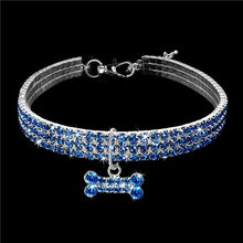 Load image into Gallery viewer, Bling Crystal Dog Collar Diamond for Pet Little Dogs Supplies S/M/L