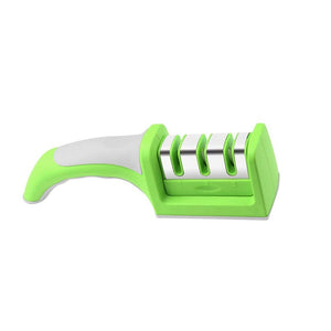 Manual Knife Sharpener with 3 Stage  Professional Knife Sharpening