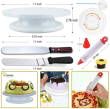 Load image into Gallery viewer, VIPorama Cake Decorating Supplies Kit 285pcs Set with Baking supplies - Cake Turntable stand Icing Spatulas 54 Piping Icing Tips &amp; Bags 4 Russian Tips Cupcake Decorating Kit