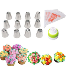 Load image into Gallery viewer, Russian Piping Tips GENUINE Cake Decorating Supplies 23pc/Set