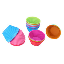 Load image into Gallery viewer, Reusable Silicone Cupcake Baking Cups Standard Muffin Molds
