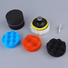 Load image into Gallery viewer, Car Foam Drill Polishing Pad Kit 7 PCS 3 Inch Buffing Pads