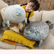 Load image into Gallery viewer, Fluffy Plush Seal Pillow