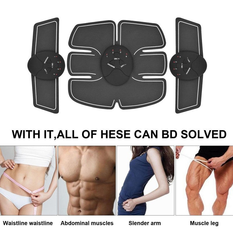 ABS Stimulator,EMS Muscle Stimulator,Abdominal Toning Belt,Muscle Toner,ABS  Training Waist Trimmer Belt Wireless Ab Trainer Fitness Equipment for Men