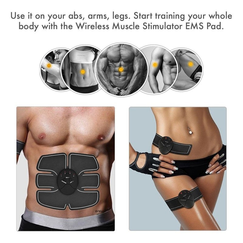 iMounTEK Abdominal Muscle Trainer ABS Toner EMS Muscle-Toning Belts