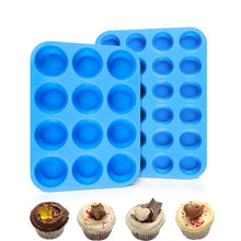 Load image into Gallery viewer, Premium 12/24  Cupcakes Silicone Muffin Pan