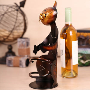Cat Shape Wine Rack Holder