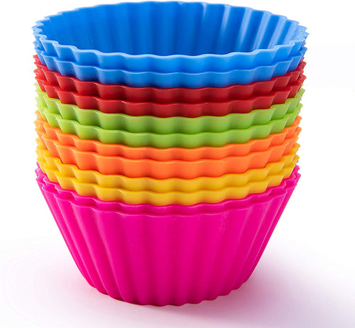 Reusable Silicone Cupcake Baking Cups Standard Muffin Molds