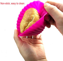 Load image into Gallery viewer, Reusable Silicone Cupcake Baking Cups Standard Muffin Molds